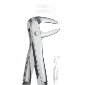 74N Lower Roots European Style Narrow Beak Serrated