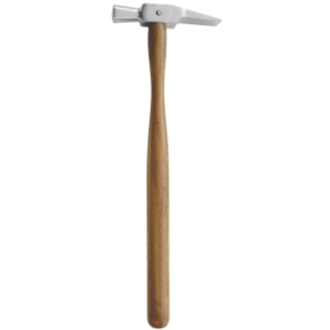 HAMMER WITH WOODEN HANDLE & METAL TIP 220mm