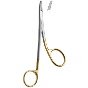 Gillies Needle Holder With Scissors 160mm