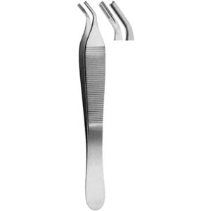 Adson 7x7 Curved Tissue Forcep