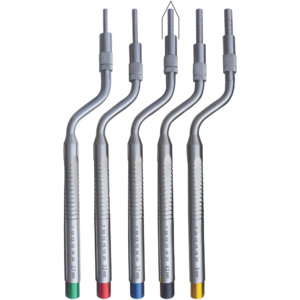SET OF 5 PIECES Coniques Curved