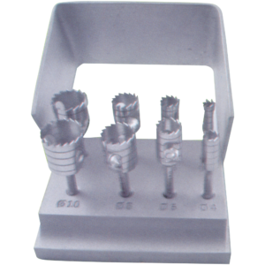 Trephine Drill Set of Eight Pieces