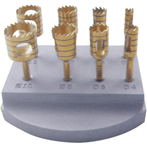 Trephine Drill Set of Eight Pieces